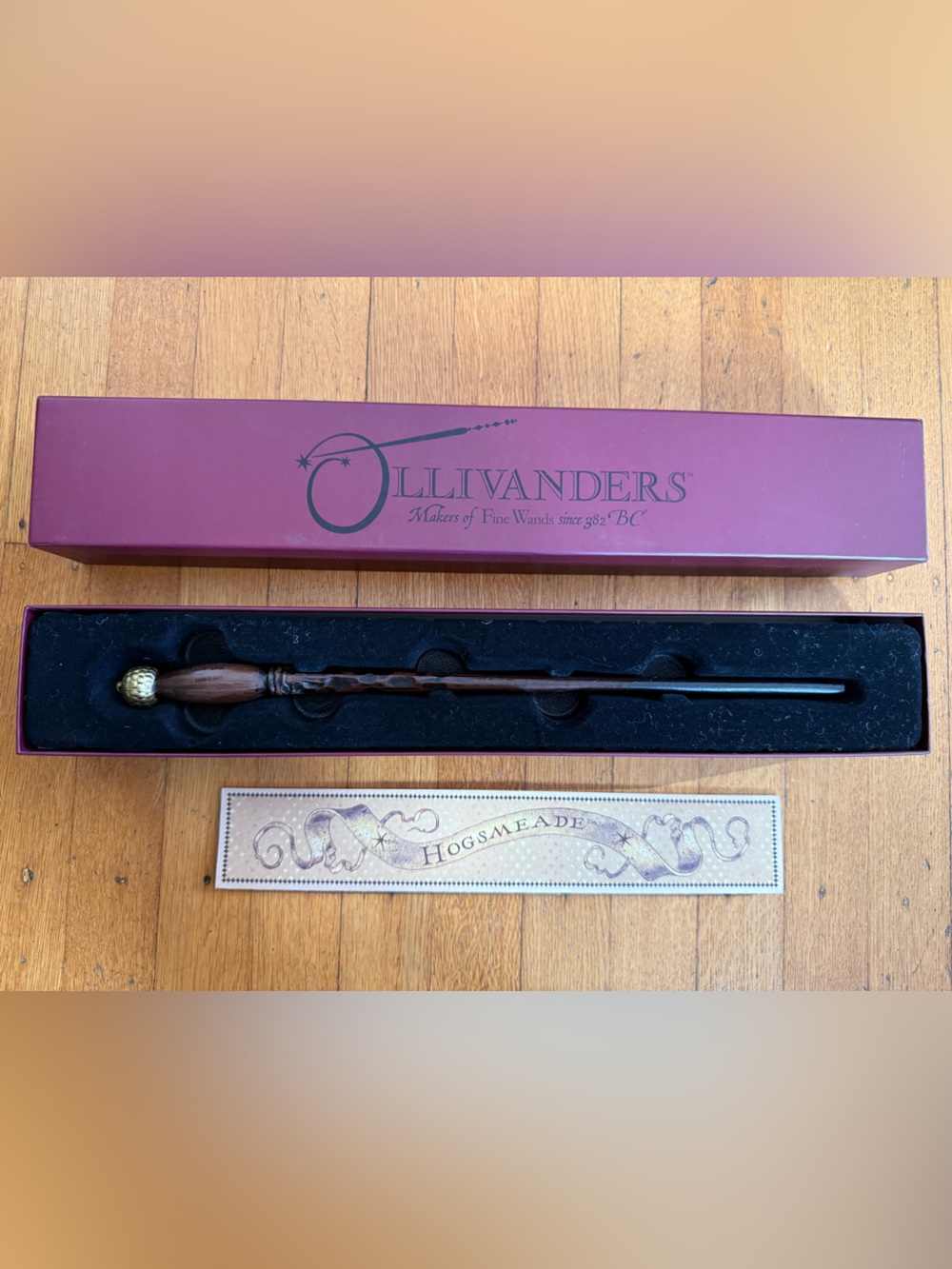 Harry Potter Ollivanders Ivy Interactive Wand Wizarding World Universal Box